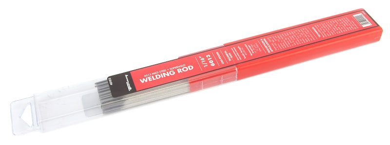 FORNEY Forney 40102 Electrode, 1/16 in Dia, 14 in L, Steel