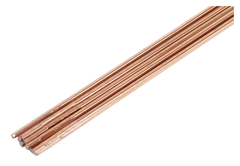 FORNEY Forney 42327 Welding Rod, 1/8 in Dia, 18 in L, Mild Steel