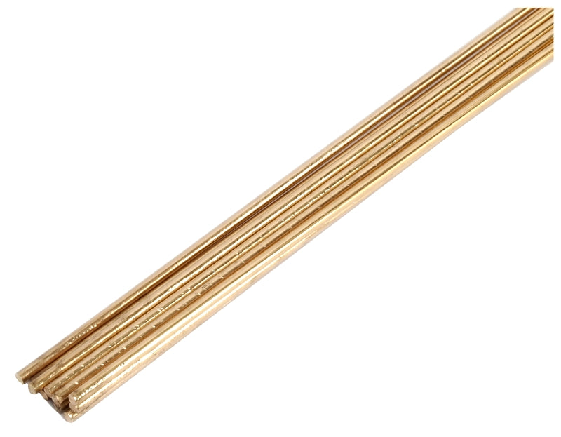 FORNEY Forney 47300 Gas Brazing Rod, 1/8 in Dia, 18 in L, Brass TOOLS FORNEY