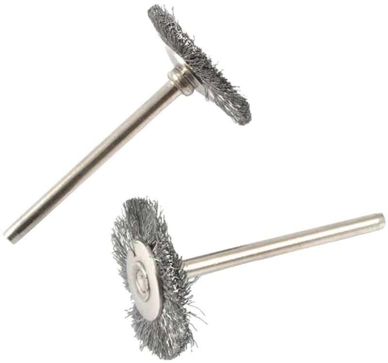 FORNEY Forney 60251 Wire Brush Set, 1 in Dia, 1/8 in Arbor/Shank, Steel Bristle TOOLS FORNEY