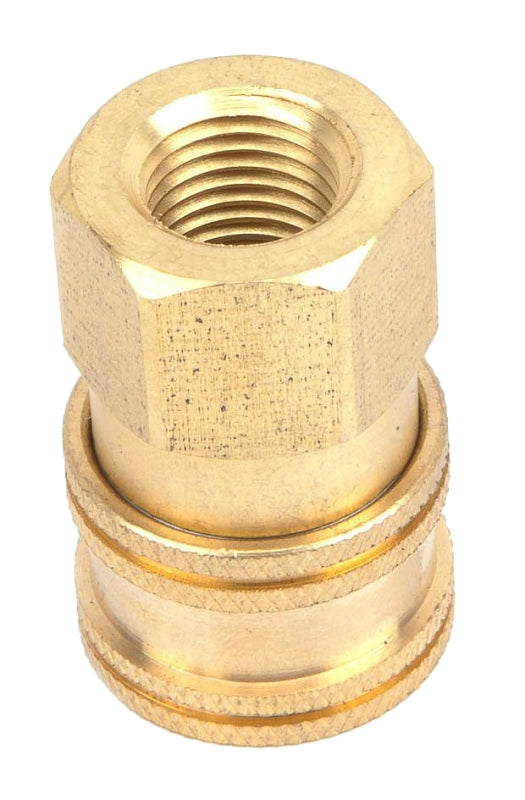 FORNEY Forney 75127 Quick Coupler, 1/4 in Connection, FNPT, Brass