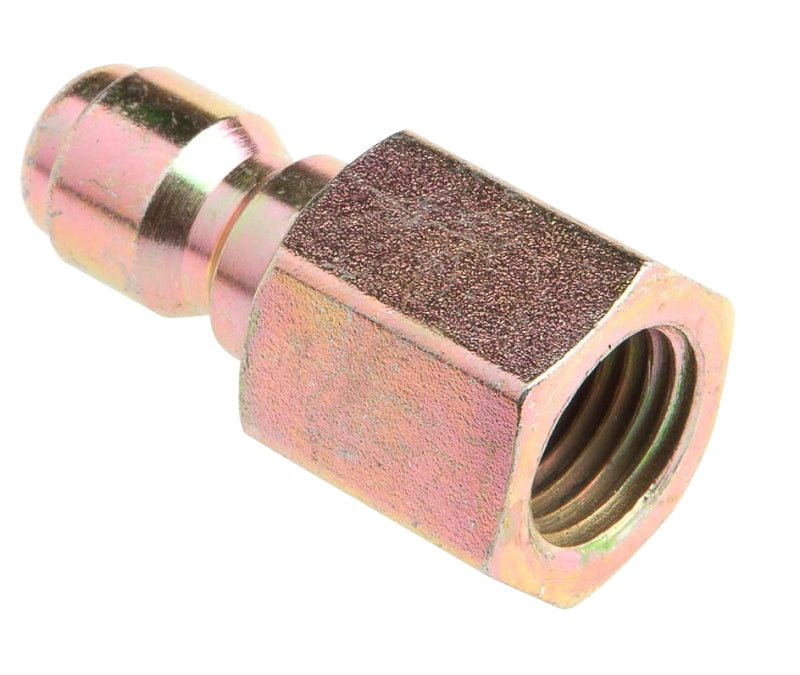 FORNEY Forney 75135 Plug, 1/4 in Connection, Quick Connect Plug x FNPT, Steel