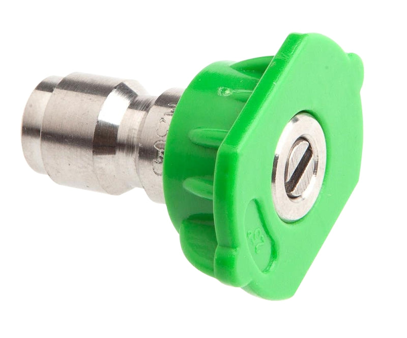 FORNEY Forney 75155 Flushing Nozzle, 25 deg Angle, 1/4 in Nozzle, Stainless Steel
