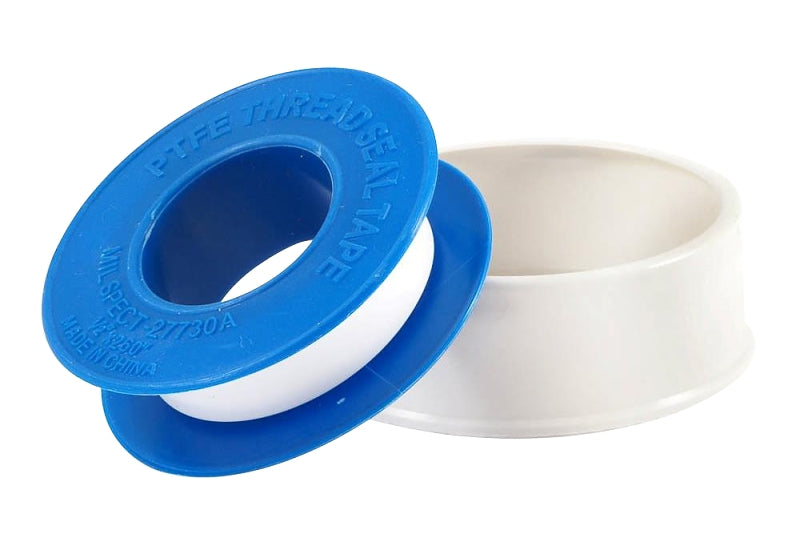 FORNEY Forney 75195 Pipe Thread Tape, 260 in L, 1/2 in W, Teflon OUTDOOR LIVING & POWER EQUIPMENT FORNEY