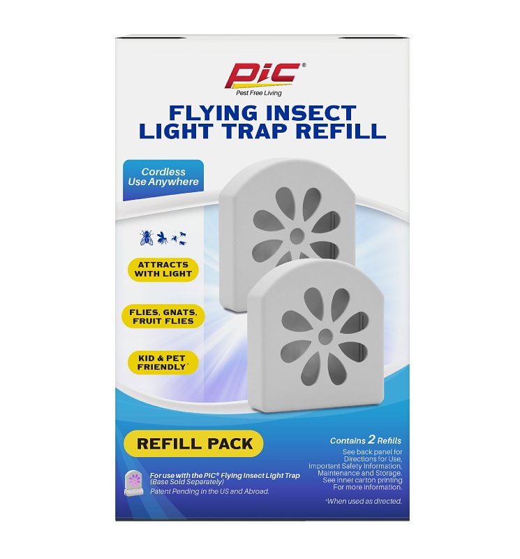 PIC PIC BTZ-REF Flying Insect Light Trap Refill, White LAWN & GARDEN PIC