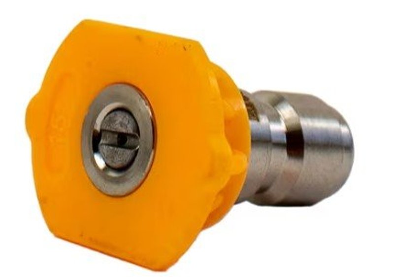 FORNEY INDUSTRIES Forney 75152 Chiseling Spray Nozzle, 15 deg Angle, Quick-Connect, Stainless Steel