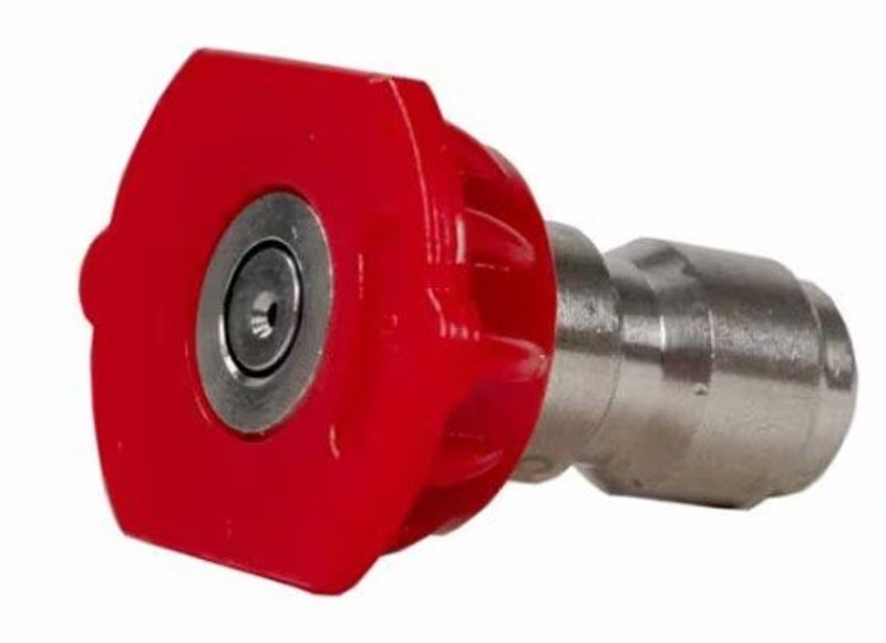 FORNEY INDUSTRIES Forney 75162 High-Pressure Nozzle, 0 deg Angle, Stainless Steel