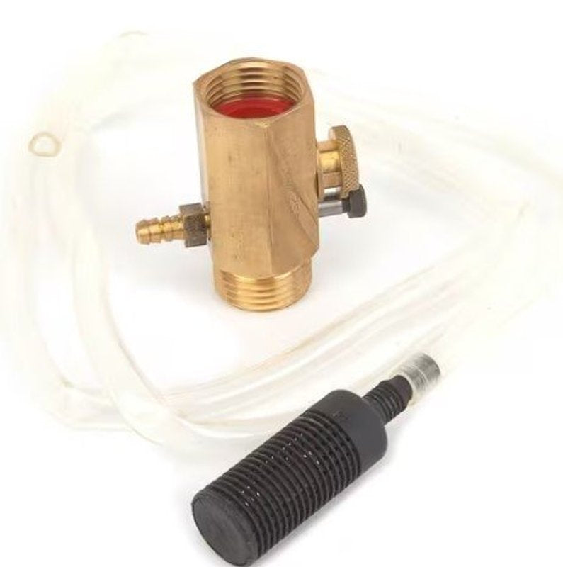 FORNEY INDUSTRIES Forney 75196 Detergent Injector with Hose, 3/4 in Inlet, 1.5 to 4 gpm