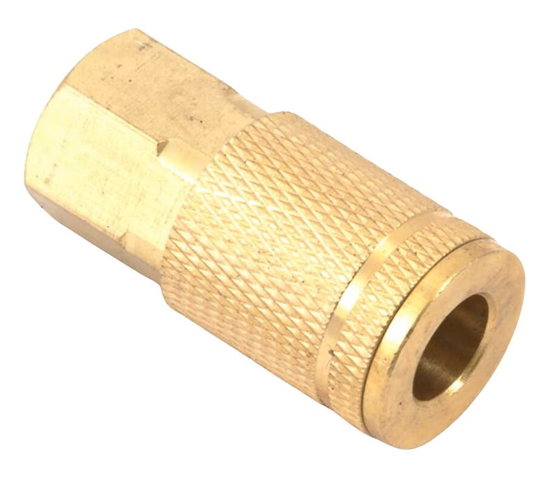 FORNEY INDUSTRIES Forney 75315 Coupler, Tru-Flate Style, 1/4 in, FNPT, Brass AUTOMOTIVE FORNEY INDUSTRIES