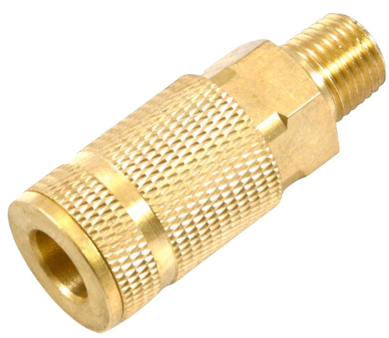 FORNEY INDUSTRIES Forney 75482 Coupler, 1/4 in, MNPT, Brass TOOLS FORNEY INDUSTRIES