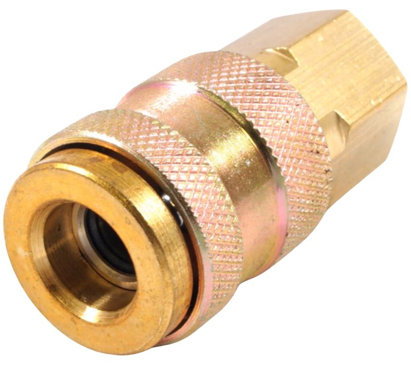 FORNEY INDUSTRIES Forney 75527 Coupler, Universal, 1/4 in, FNPT, Brass TOOLS FORNEY INDUSTRIES
