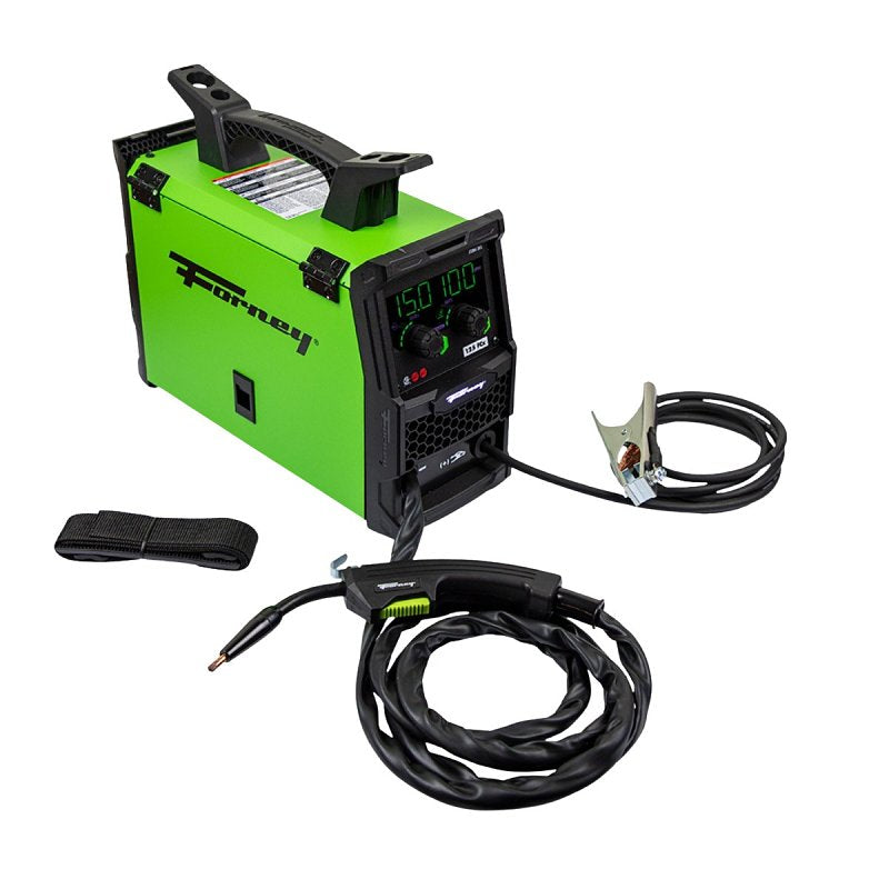 FORNEY INDUSTRIES Forney 305 Flux Cored Wire MIG Welder, 120 V Input, 140 A, 24 ga to 1/4 in THK, 30 % Duty Cycle