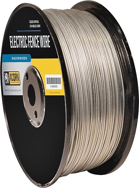 ACORN INTERNATIONAL Acorn EFW1414 Electric Fence Wire, 14 ga Wire, Metal Conductor, 1/4 mile L