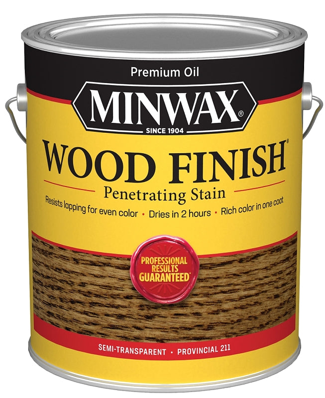 MINWAX Minwax 71002000 Wood Stain, Oil Base, Provincial, Liquid, 1 gal, Can