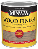 MINWAX Minwax 701004444 Wood Stain, Rustic Beige, Liquid, 1 qt PAINT MINWAX