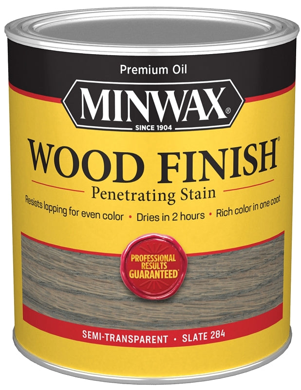 MINWAX Minwax 701064444 Wood Stain, Slate, Liquid, 1 qt PAINT MINWAX