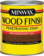 MINWAX Minwax 70007444 Wood Stain, Red Mahogany, Liquid, 1 qt Can PAINT MINWAX