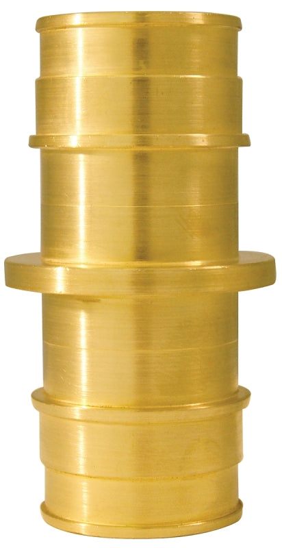 APOLLO Apollo ExpansionPEX Series EPXC11 Coupling, 1 in, Barb, PEX-A, Brass, 200 psi Pressure PLUMBING, HEATING & VENTILATION APOLLO