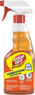 GOOF OFF Goof Off FG796 Adhesive Gunk Remover, Gel, Citrus, 16 oz