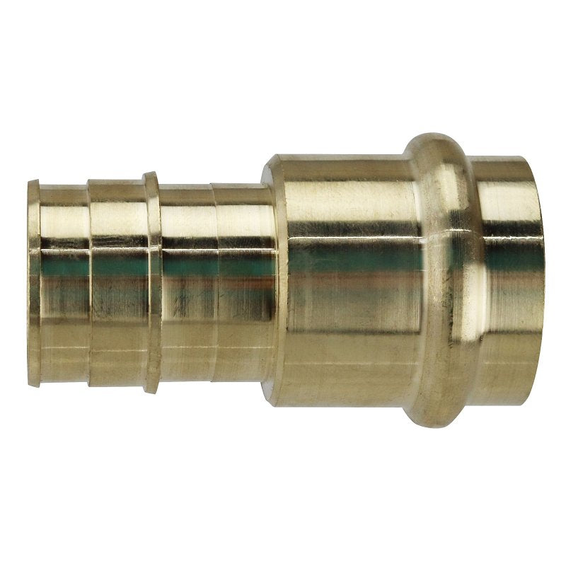 APOLLO Apollo EPXPR11 Adapter, 1 in, Barb x Press Fit, PEX-A, Brass, 200 psi Pressure PLUMBING, HEATING & VENTILATION APOLLO