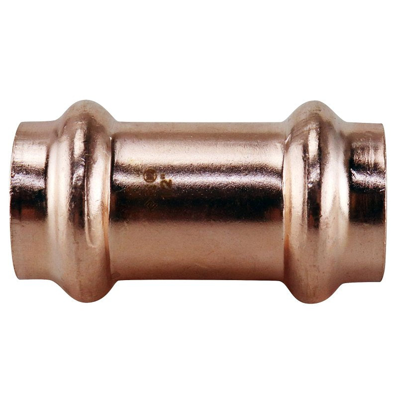 APOLLO Apollo XPRC12NS Coupling without Stop, 1/2 in, Press-Fit, Copper, 300 psi Pressure PLUMBING, HEATING & VENTILATION APOLLO