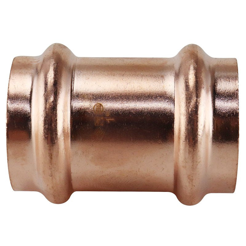 APOLLO Apollo XPRC1NS Coupling without Stop, 1 in, Press Fit, Copper, 300 psi Pressure PLUMBING, HEATING & VENTILATION APOLLO