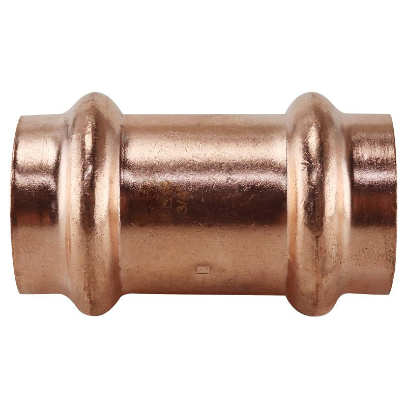 APOLLO Apollo XPRC34 Coupling with Stop, 3/4 in, Press-Fit, Copper, 300 psi Pressure PLUMBING, HEATING & VENTILATION APOLLO