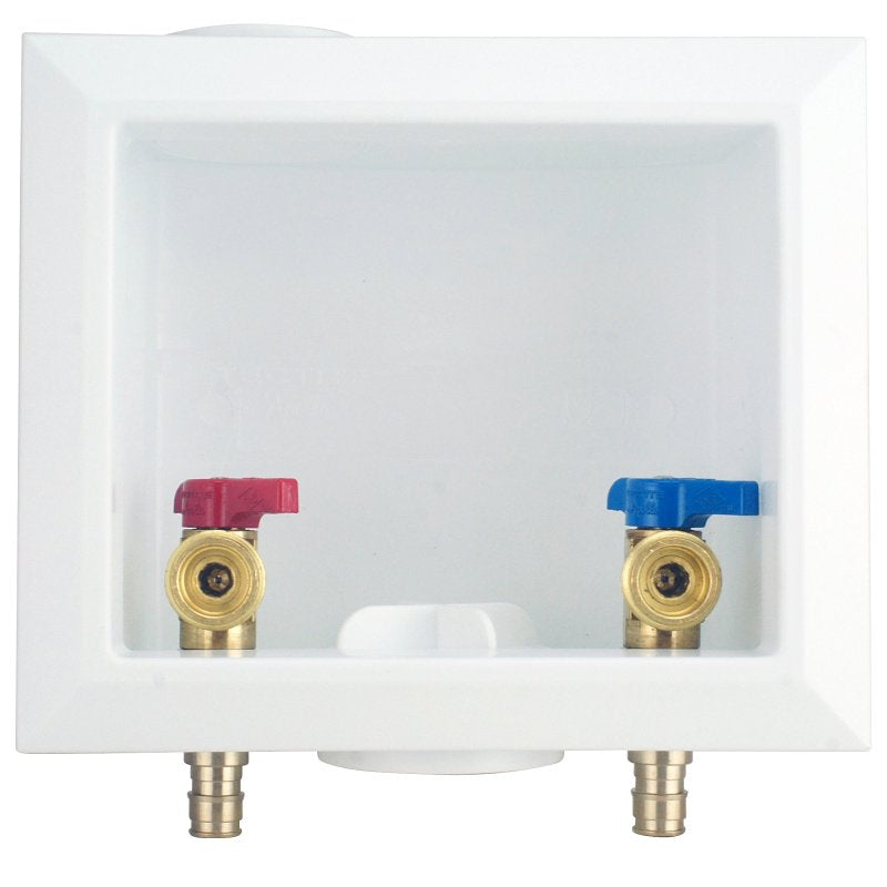 APOLLO Apollo EPXBOXWM Washing Machine Outlet Box, 1/2 in Connection, Brass PLUMBING, HEATING & VENTILATION APOLLO