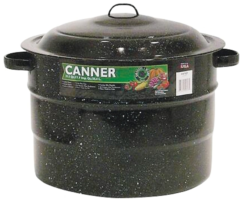 CINSA USA Granite Ware F0707-2 Canner, 21.5 qt, Steel, Porcelain Enamel-Coated HOUSEWARES CINSA USA