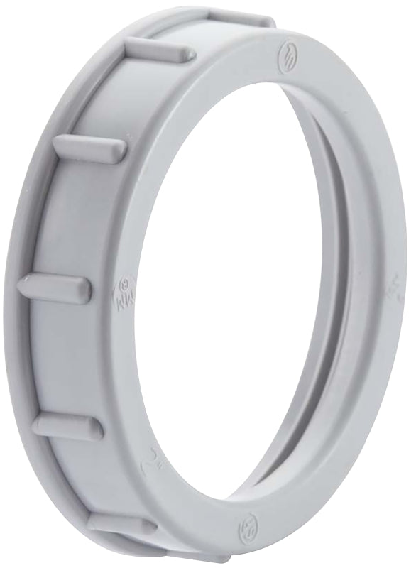 HALEX Halex 27520 Rigid Conduit Bushing, 1/2 in, 0.537 in Dia, 2.64 in L, PVC, 4/BAG