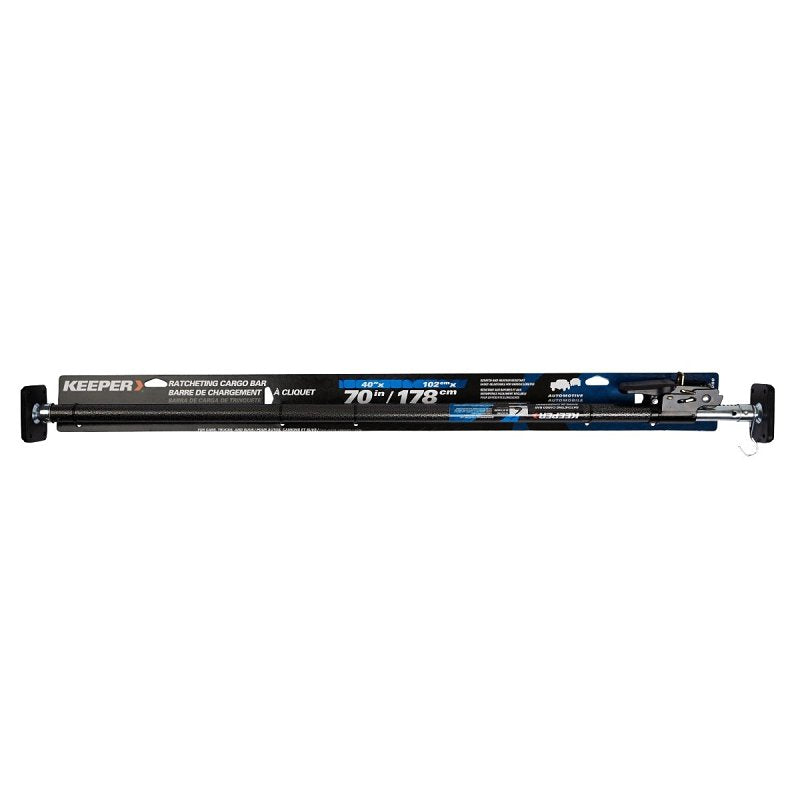 KEEPER Keeper 05059 Ratcheting Cargo Bar, Adjustable, Black AUTOMOTIVE KEEPER