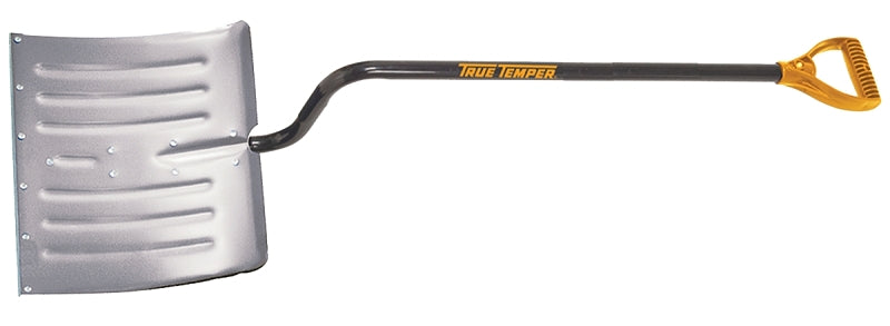 TRUE TEMPER True Temper 1641200 Snow Shovel, 18 in W Blade, 14-1/2 in L Blade, Aluminum Blade, Steel Handle, 52 in OAL, Blue LAWN & GARDEN TRUE TEMPER
