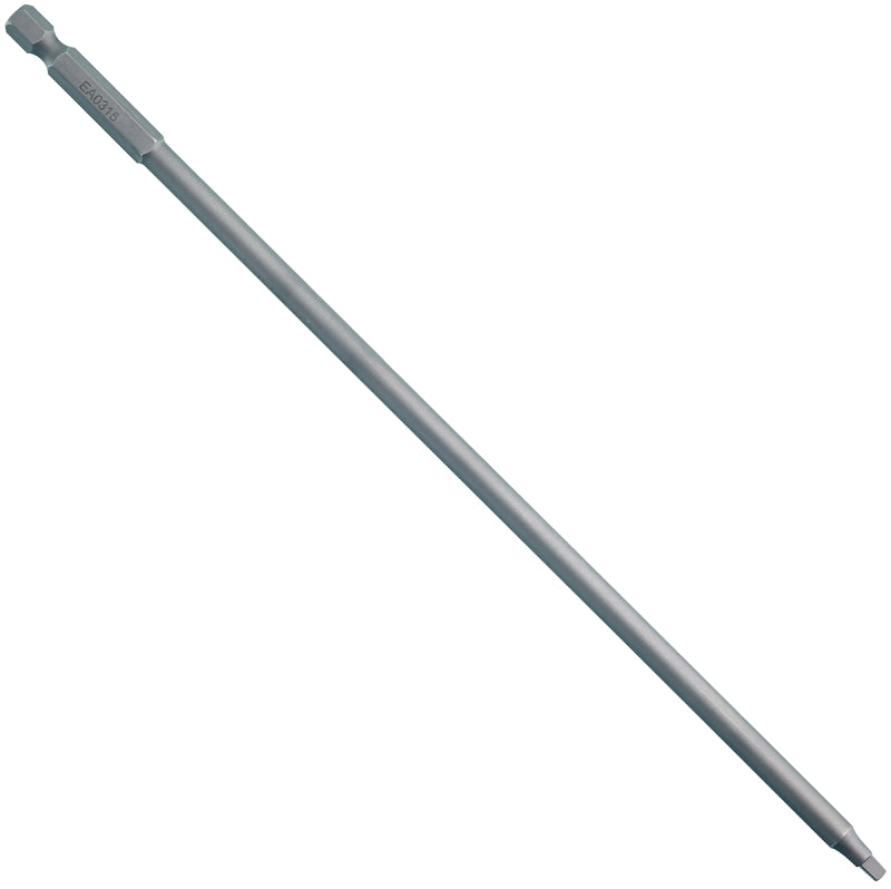 SENCO Senco EA0315 Replacement Power Bit, Square Drive, 1/4 in Shank, Hex Shank, 9 in L, Steel TOOLS SENCO