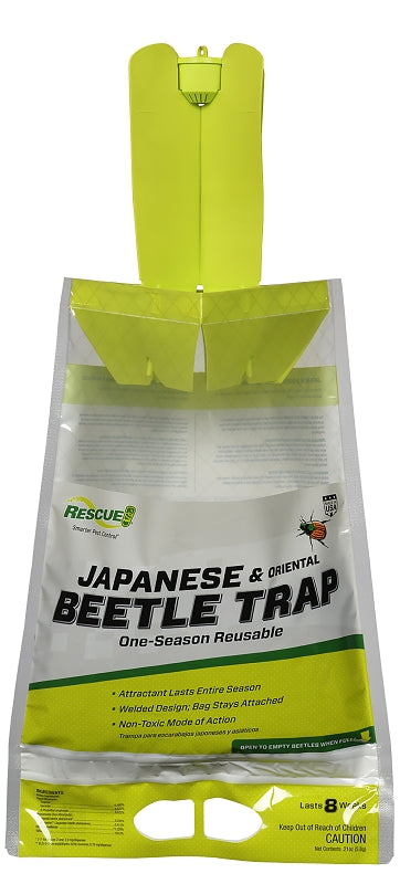 RESCUE Rescue JBTZ-DB12 Beetle Trap, Floral Bag, 10,890 sq-ft Coverag LAWN & GARDEN RESCUE