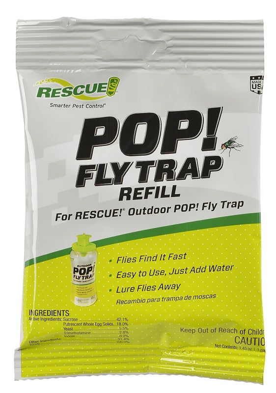 RESCUE Rescue POP! PFTA-DB12 Fly Trap, Solid, Musty, 1.45 oz, Refill Pack HARDWARE & FARM SUPPLIES RESCUE