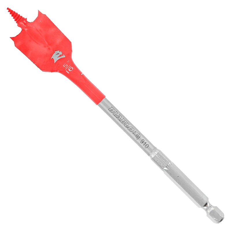 DIABLO Diablo SPEEDemon DSP2020 Spade Drill Bit, 5/16 in Dia, 6 in OAL, 10 mm Dia Shank, Hex Shank TOOLS DIABLO