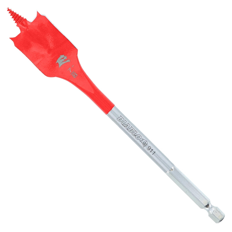 DIABLO Diablo SPEEDemon DSP2110 Spade Drill Bit, 7/8 in Dia, 6 in OAL, 10 mm Dia Shank, Hex Shank, 1/PK