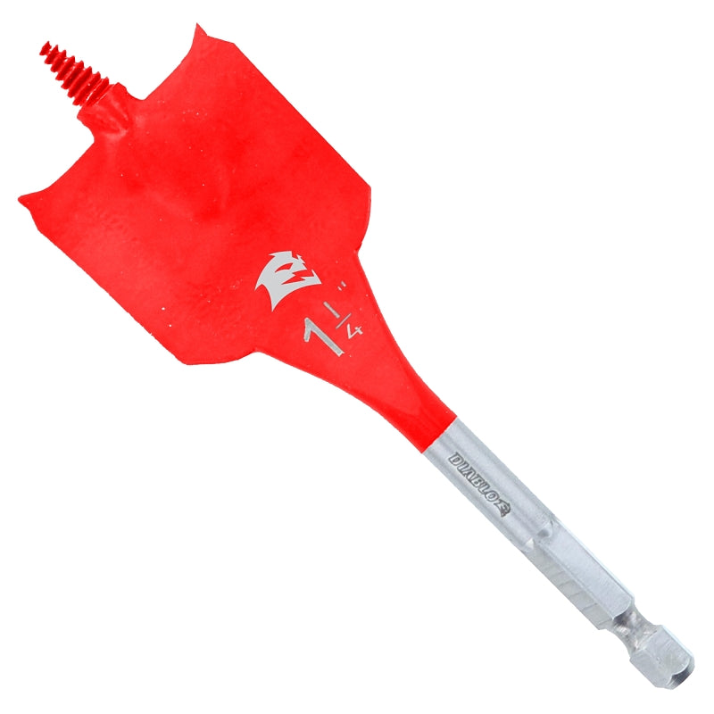 DIABLO Diablo SPEEDemon DSP1080 Spade Drill Bit, 1-1/4 in Dia, 4 in OAL TOOLS DIABLO