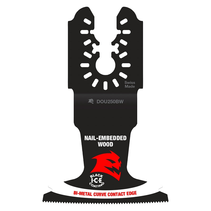 DIABLO Diablo Demo Demon DOU250BW Oscillating Blade, 2-1/2 in, 1-1/2 in D Cutting, Bi-Metal