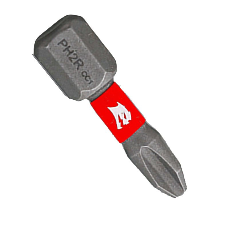 DIABLO Diablo DPH2R1P2 Reducing Screwdriver Insert Bit, #2 Drive, Phillips Drive, 1 in L, 2/PK
