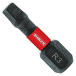 DIABLO Diablo DSQ31P5 Screwdriver Insert Bit, #3 Drive, Square Drive, 1 in L, 5/PK TOOLS DIABLO