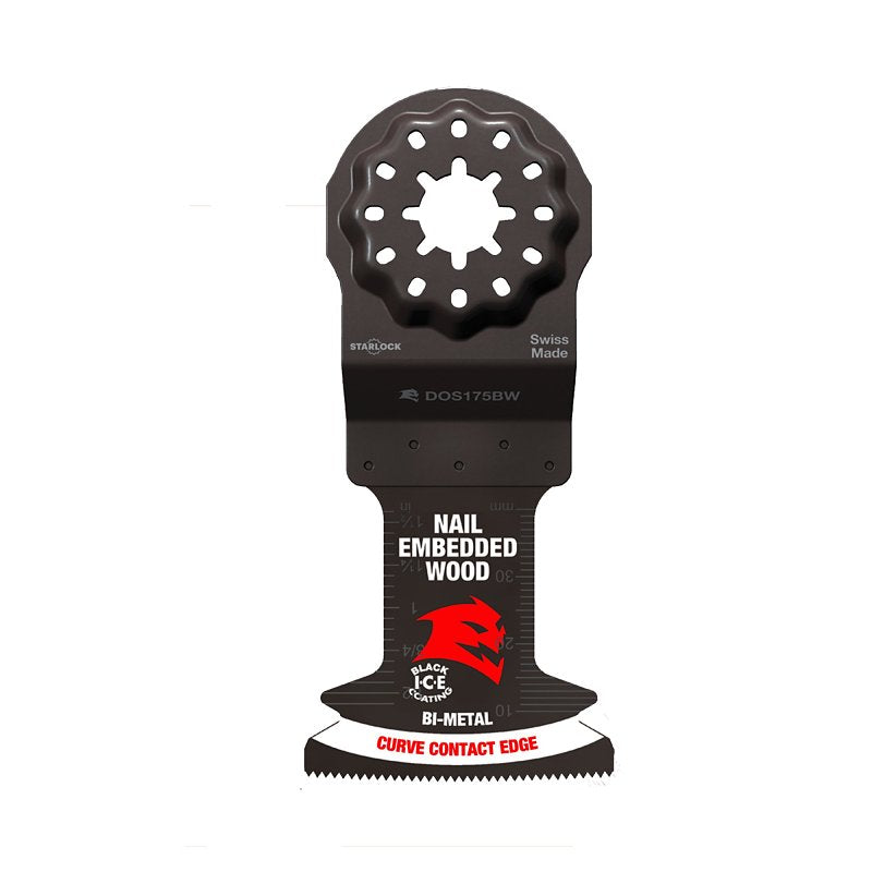 DIABLO Diablo Demo Demon DOS175BW3 Oscillating Blade, 1-3/4 in D Cutting, Bi-Metal