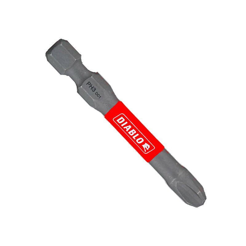 DIABLO Diablo DPH32P2 Drive Bit, #3 Drive, Phillips Drive, 1/4 in Shank, Hex Shank, 2 in L TOOLS DIABLO