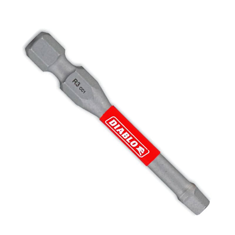 DIABLO Diablo DSQ32P2 Drive Bit, #3 Drive, Square Drive, 1/4 in Shank, Hex Shank, 2 in L TOOLS DIABLO