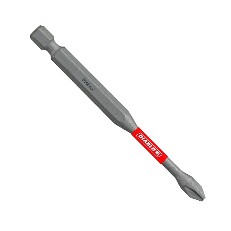 DIABLO Diablo DPH235P2 Drive Bit, #2 Drive, Phillips Drive, 1/4 in Shank, Hex Shank, 3-1/2 in L TOOLS DIABLO