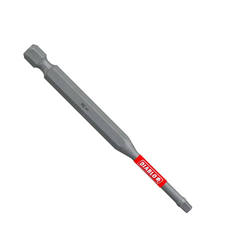 DIABLO Diablo DSQ235P2 Drive Bit, #2 Drive, Square Drive, 1/4 in Shank, Hex Shank, 3-1/2 in L TOOLS DIABLO