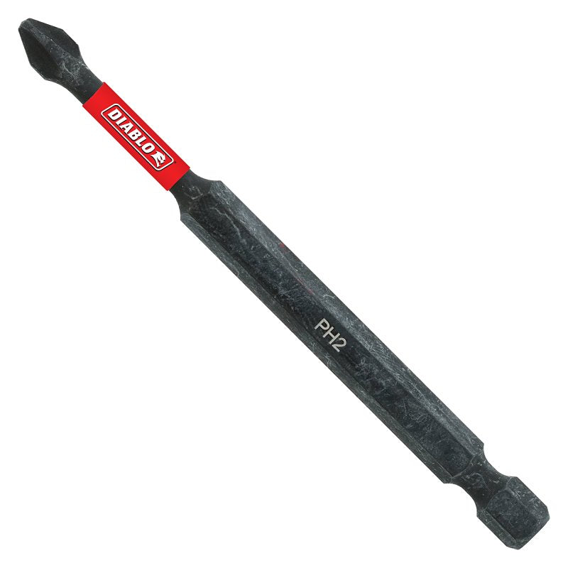 DIABLO Diablo DPH235B Drive Bit, #2 Drive, Phillips Drive, 1/4 in Shank, Hex Shank, 3-1/2 in L