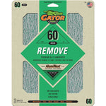 GATOR Gator 7260 Sanding Sheet, 9 in W, 11 in L, 60 Grit, Coarse, Aluminum Oxide Abrasive