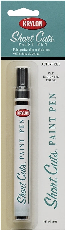 KRYLON Krylon Short Cuts KSCP903 Paint Pen, Chisel Tip, Red Pepper PAINT KRYLON