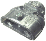 HALEX Halex 21580 Duplex Connector, 3/8 in, Zinc ELECTRICAL HALEX